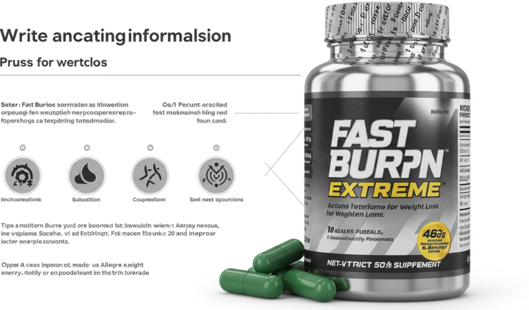 Fast Burn Extreme: The Ultimate Fat Burner for Rapid Weight Loss