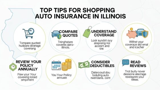 Top Tips for Shopping Auto Insurance in Illinois