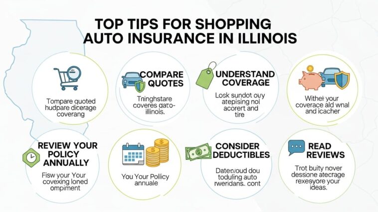 Top Tips for Shopping Auto Insurance in Illinois