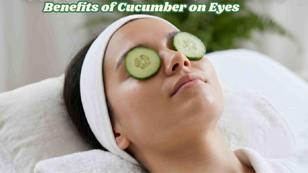 Cucumber on Eyes Benefits