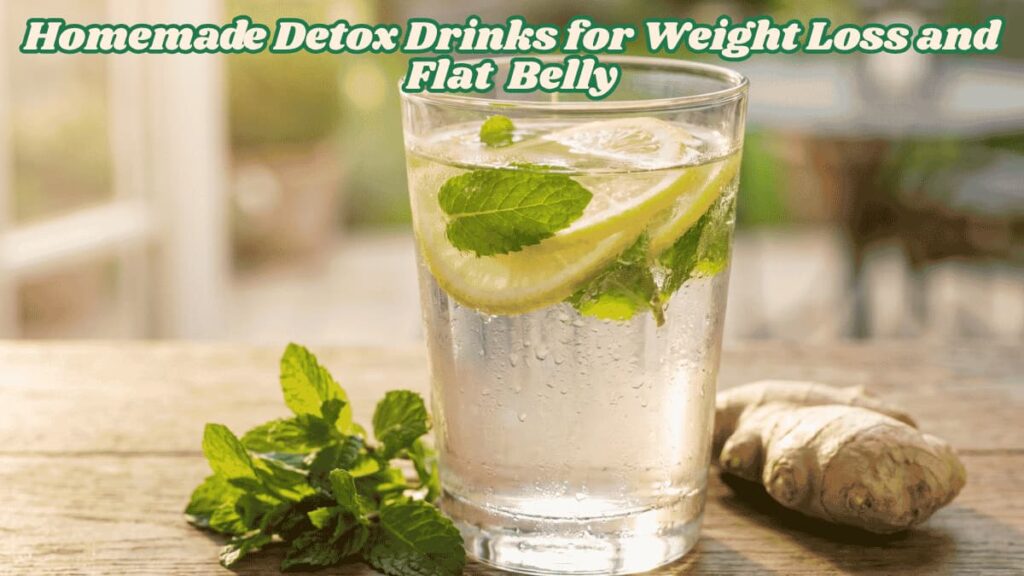Homemade Detox Drinks for Weight Loss and Flat Belly
