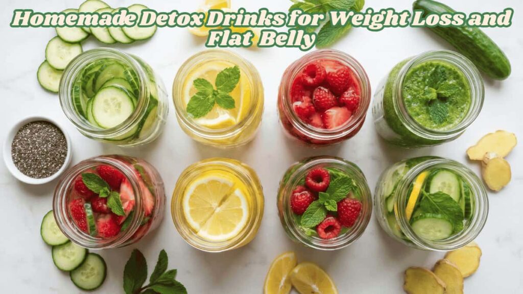 Homemade Detox Drinks for Weight Loss and Flat Belly (Complete 2026 Guide)
