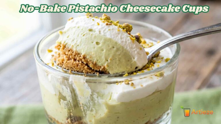 No-Bake Pistachio Cheesecake Cups
