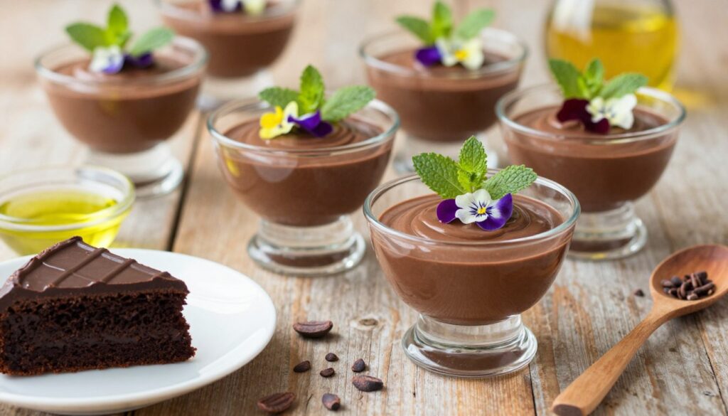 Serving Suggestions and Pairings for Chocolate Olive Oil Mousse