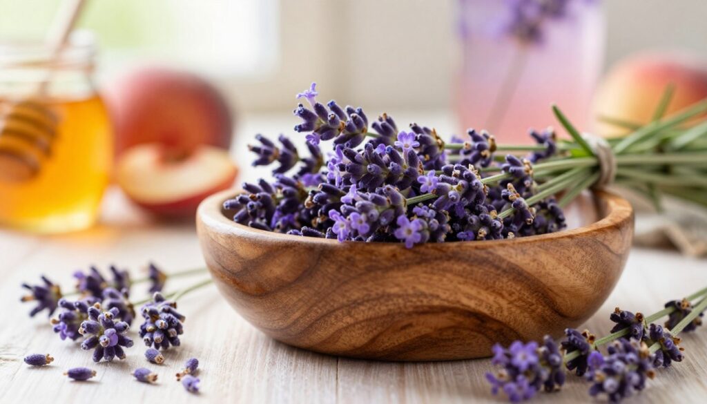 Honey Lavender Peach Frozen Drink (Easy Recipe)